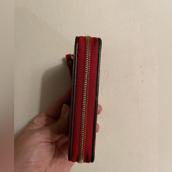 Authentic Louis Vuitton Emprentei Compact Zipper Wallet Beautiful Red COA - Picture 13 of 14